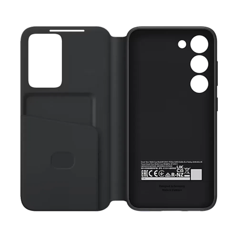 Чехол книжка Samsung Smart View Wallet для Galaxy S23 FE, Чёрный