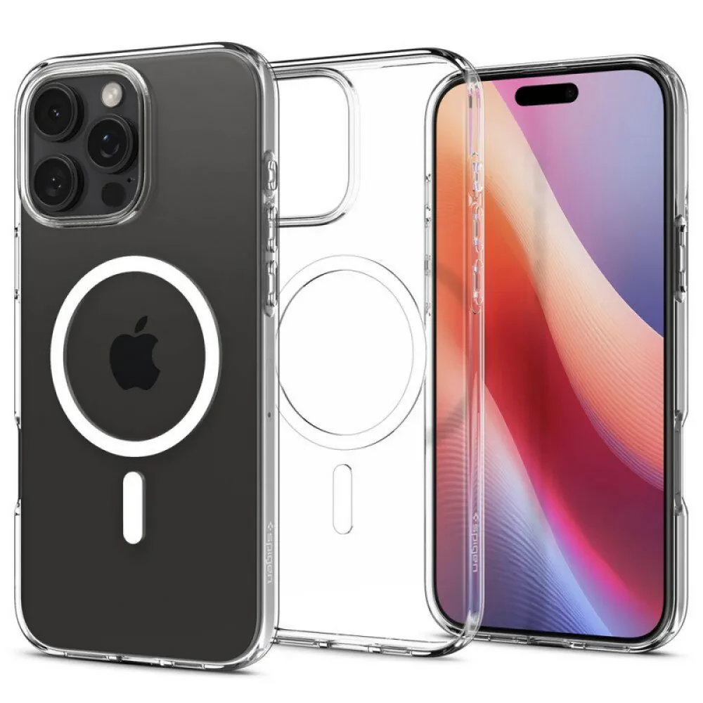 Чехол Spigen iPhone 16 Pro Max Liquid Crystal Mag, Clear