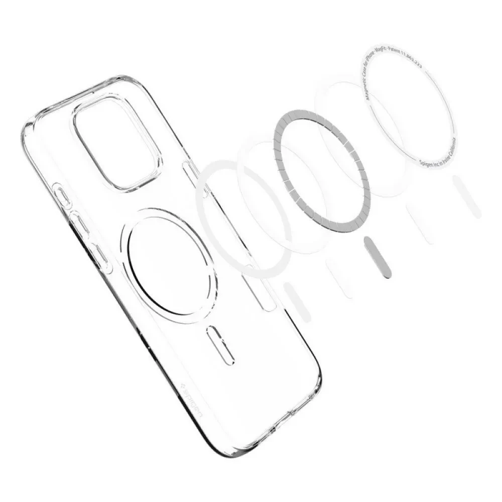 Чехол Spigen iPhone 16 Pro Max Liquid Crystal Mag, Clear