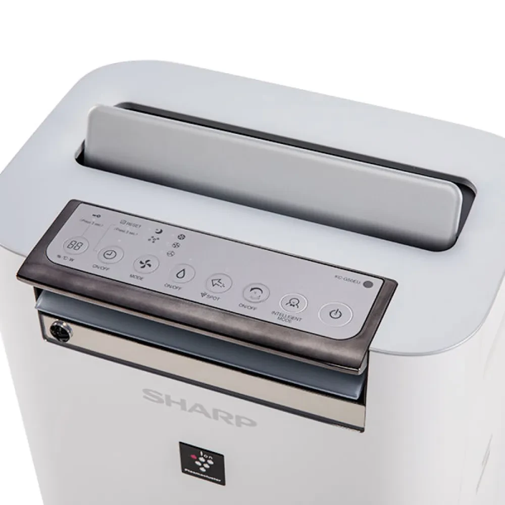 Umidificator și purificator de aer Sharp KCG50EUW, Alb
