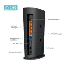 Беспроводной маршрутизатор TP-LINK Archer AX80, Чёрный
