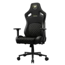 Scaun Gaming Cougar Defensor, Țesătură, PU Piele, Gold F