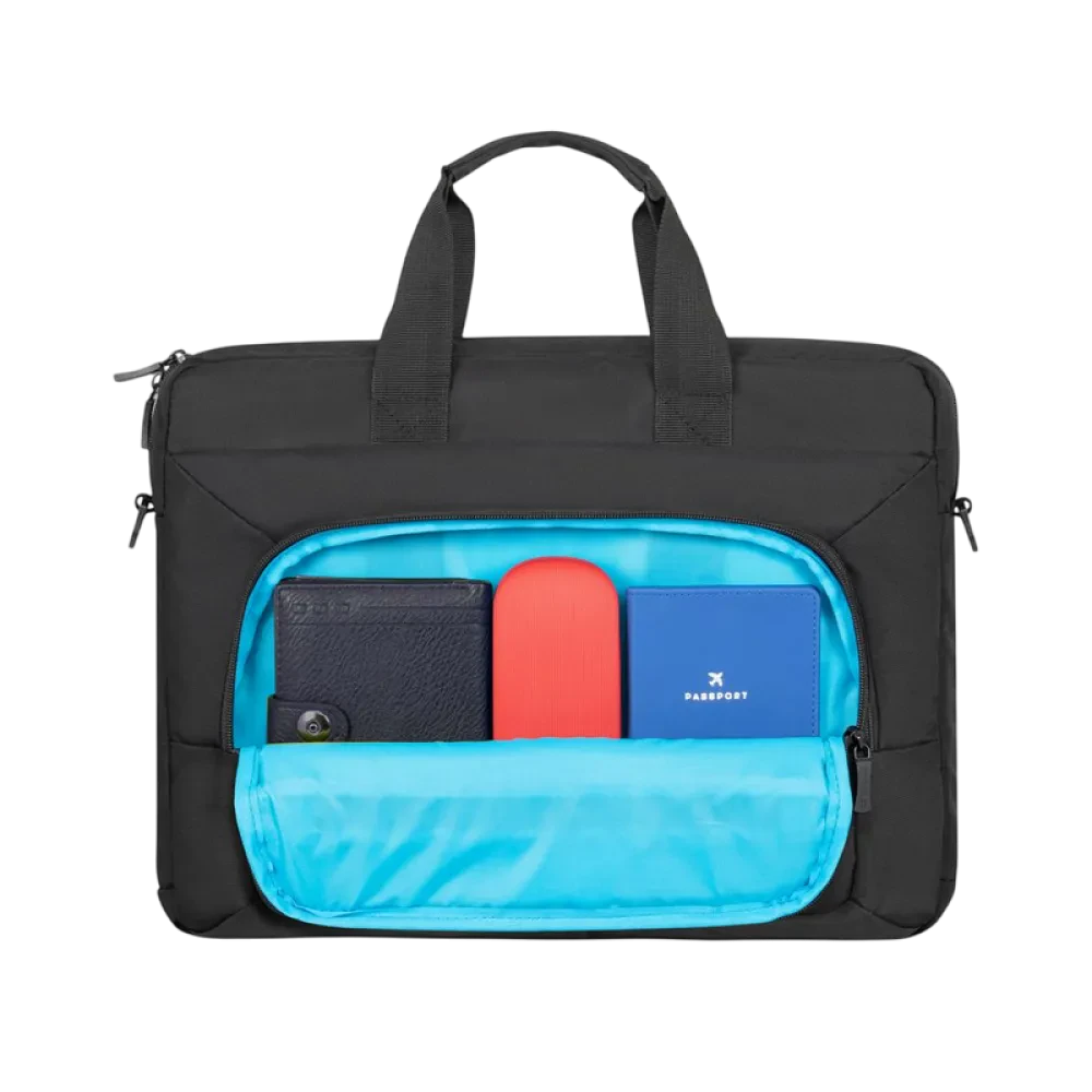 Сумка для ноутбука Rivacase 7521, 14", Eco-Friendly rPET Полиэстер, Чёрный