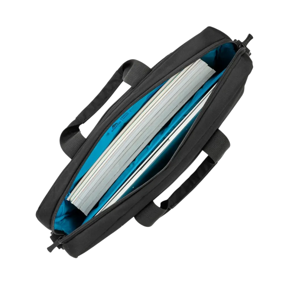 Сумка для ноутбука Rivacase 7521, 14", Eco-Friendly rPET Полиэстер, Чёрный