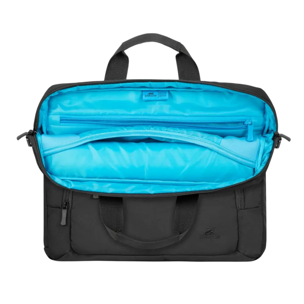 Сумка для ноутбука Rivacase 7521, 14", Eco-Friendly rPET Полиэстер, Чёрный