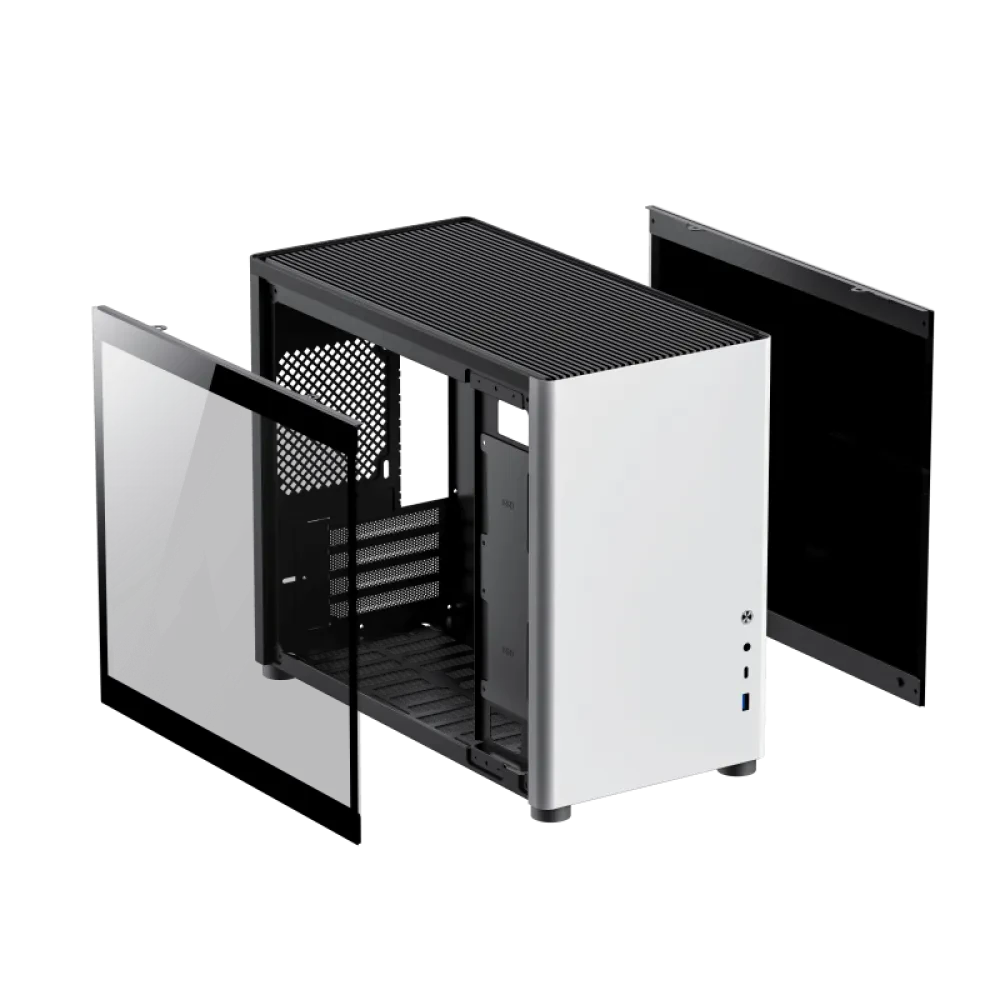 Компьютерный корпус Gamemax SPARK, Mini-Tower, Без блока питания, Белый