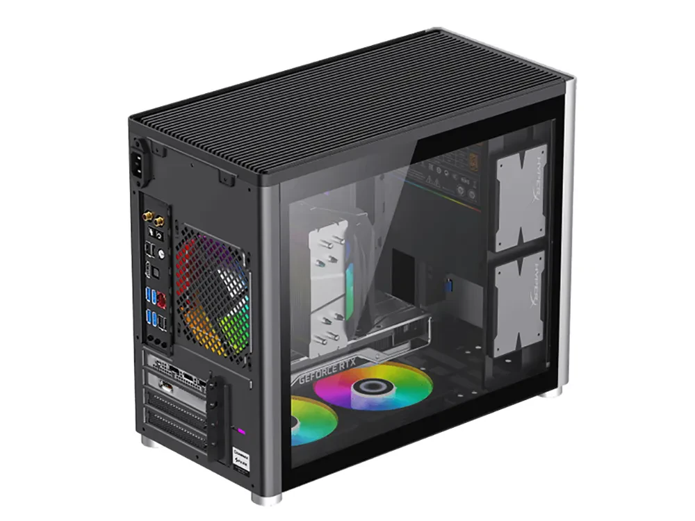 Компьютерный корпус Gamemax SPARK, Mini-Tower, Без блока питания, Белый