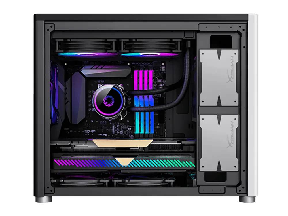 Компьютерный корпус Gamemax SPARK, Mini-Tower, Без блока питания, Белый