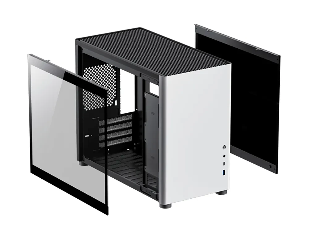 Компьютерный корпус Gamemax SPARK, Mini-Tower, Без блока питания, Белый