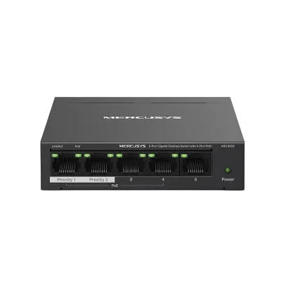 Comutator PoE MERCUSYS MS105GP, 4x IEEE 802.3af/at