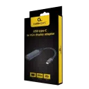 Видеоадаптер Cablexpert A-USB3C-VGA-01, USB Type-C (M) - VGA D-Sub (F), 0,15м, Серый