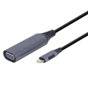 Видеоадаптер Cablexpert A-USB3C-VGA-01, USB Type-C (M) - VGA D-Sub (F), 0,15м, Серый