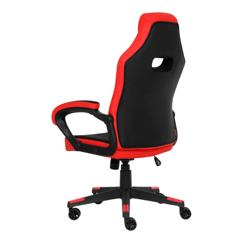 Scaun Gaming HATOR Flash, Țesătură, PU Piele, Negru | Roșu