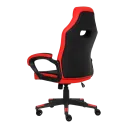 Scaun Gaming HATOR Flash, Țesătură, PU Piele, Negru | Roșu