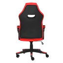 Scaun Gaming HATOR Flash, Țesătură, PU Piele, Negru | Roșu