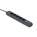 Prelungitor electric Energenie SPG5-U2-5, 5 Prize, 1,5m, Negru