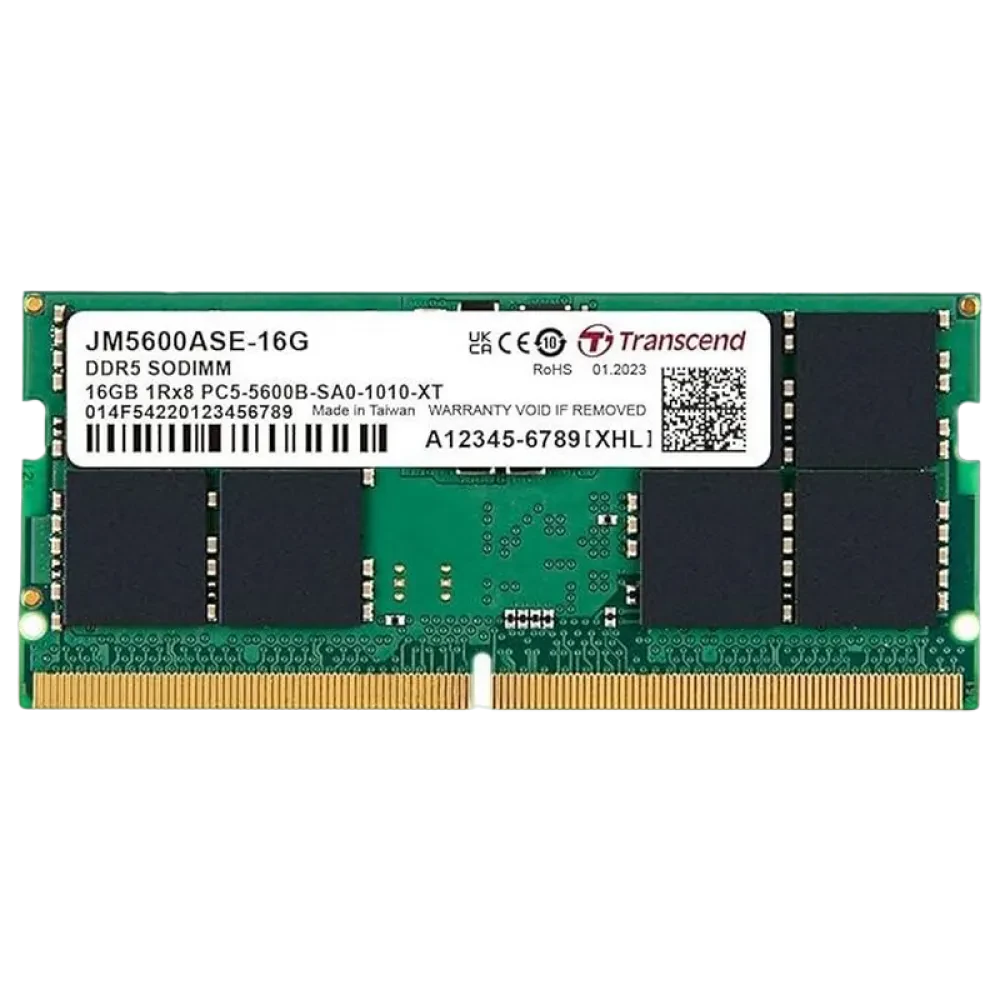 Memorie RAM Transcend JetRam, DDR5 SDRAM, 5600 MHz, 16GB, JM5600ASE-16G