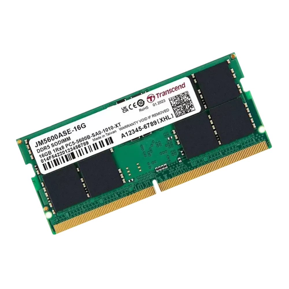 Memorie RAM Transcend JetRam, DDR5 SDRAM, 5600 MHz, 16GB, JM5600ASE-16G