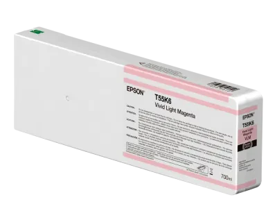 Cartuș de cerneală Epson T55K60N UltraChrome HDX/HD, 700ml, Magenta Lumină Vii