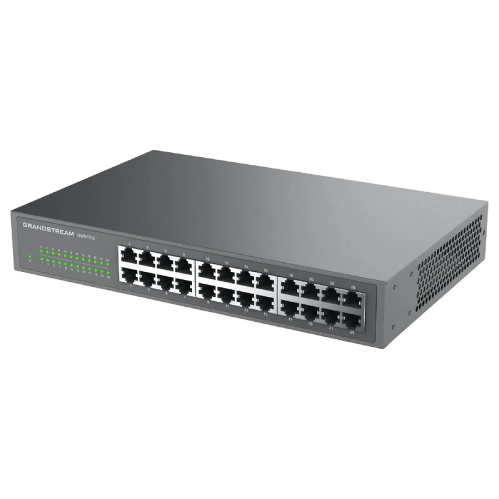 Switch de rețea Grandstream GWN7703, 24x 10/100/1000 Mbps