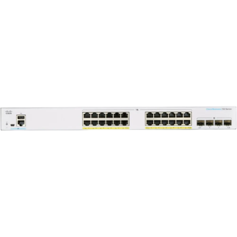 Switch de rețea Cisco CBS250-24FP-4G, 24x 10/100/1000 Mbps