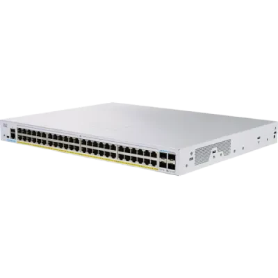 Сетевой коммутатор Cisco CBS350-48FP-4G, 48x 10/100/1000 Мбит/с
