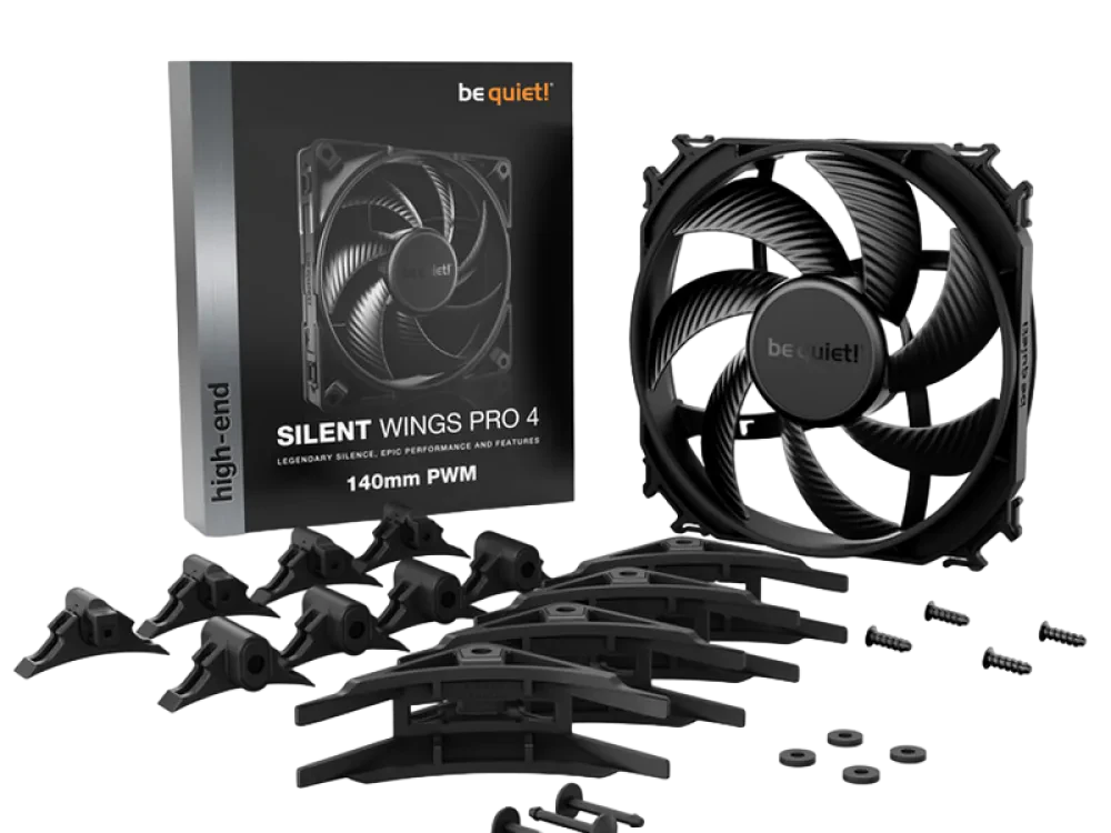 Ventilator PC be quiet! Silent Wings 4 PWM High-speed, 140 mm