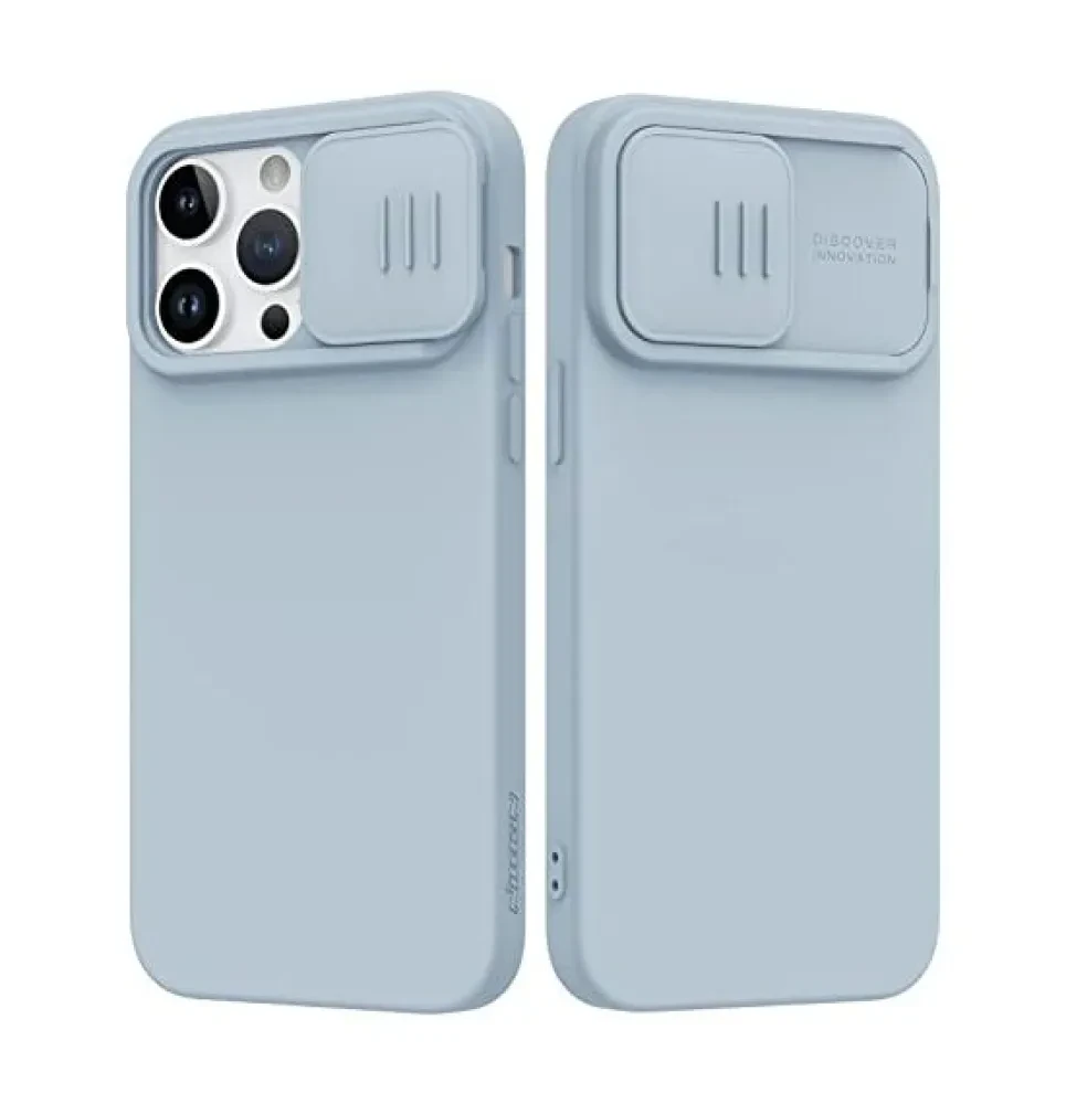 Чехол Nillkin iPhone 14 Pro, CamShield Silky Silicone, Star Gray
