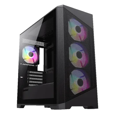 Carcasă PC Gamemax Destroyer MB, Micro-ATX, Fără PSU, Negru