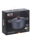 Кастрюля RESTO 93505, 6.6л, 28см, Чёрный