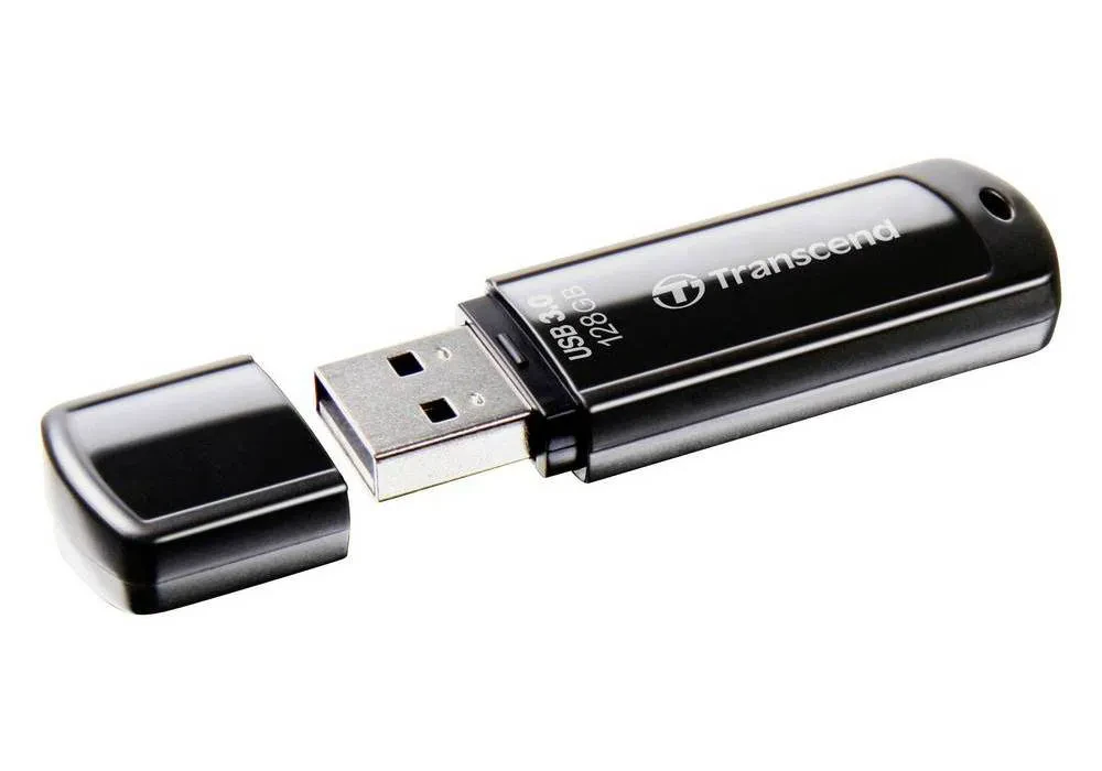 Memorie USB Transcend JetFlash 700, 128GB, Negru