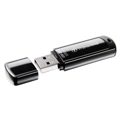 Memorie USB Transcend JetFlash 700, 128GB, Negru