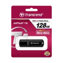 Memorie USB Transcend JetFlash 700, 128GB, Negru