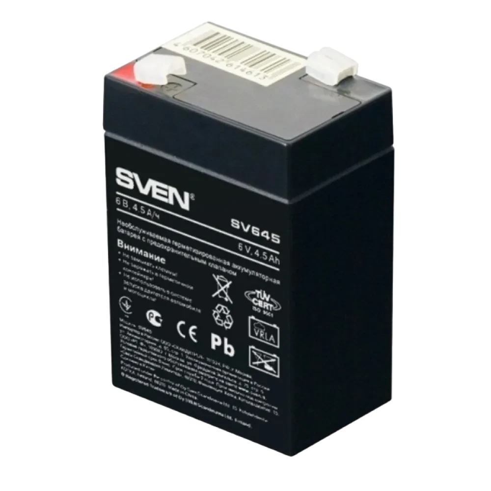 Аккумулятор для резервного питания SVEN SV-0222064, 6В 4,5