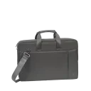Geantă pentru Laptop Rivacase Central, 17.3", Poliester, Gri
