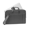 Geantă pentru Laptop Rivacase Central, 17.3", Poliester, Gri