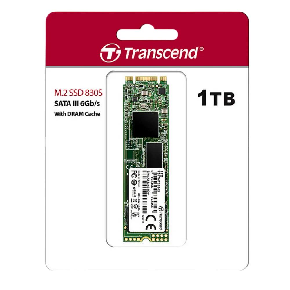 Накопитель SSD Transcend 830S, 1000Гб, TS1TMTS830S