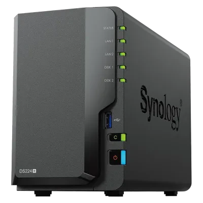 Сетевое хранилище SYNOLOGY DS224+, Чёрный