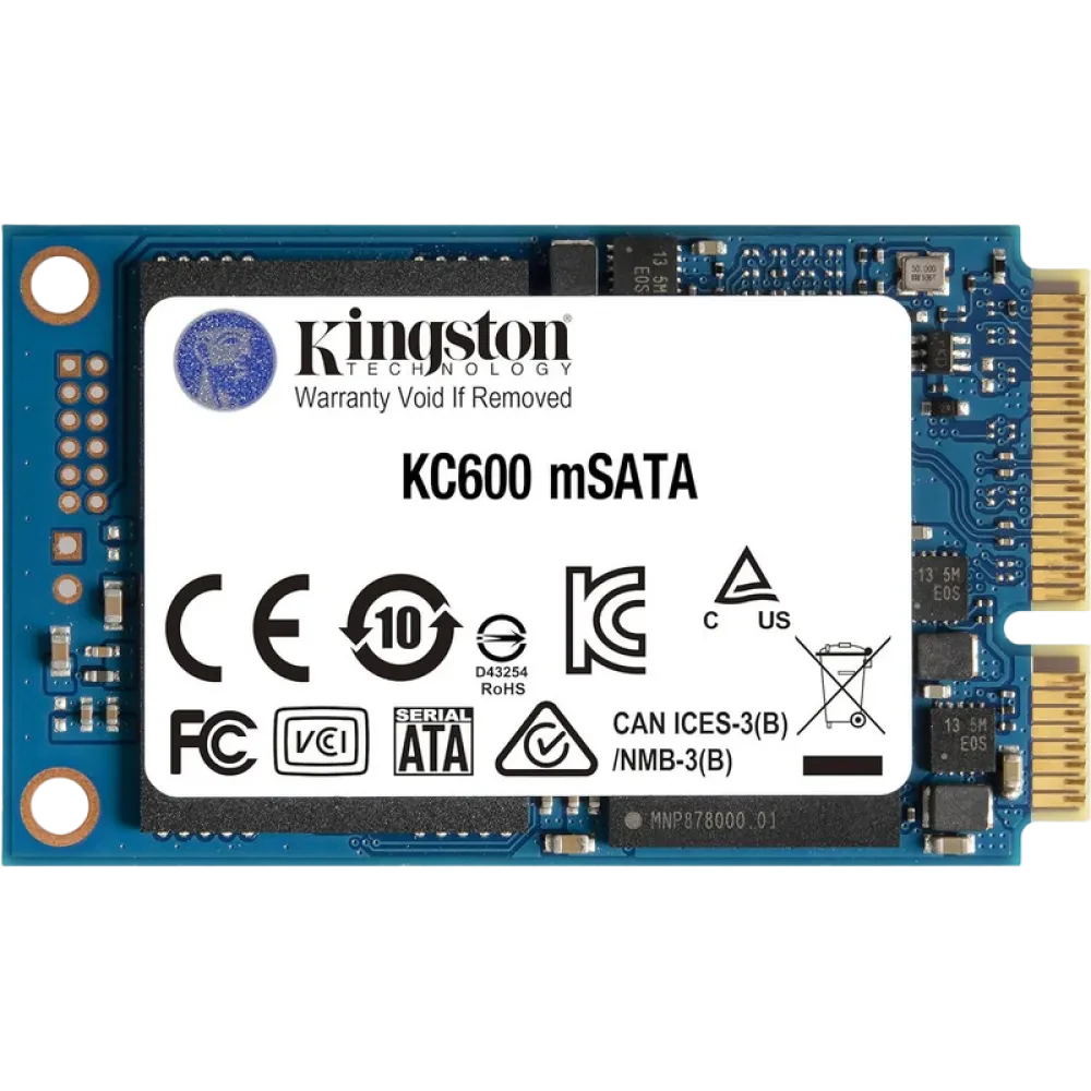 Накопитель SSD Kingston KC600, 1000Гб, SKC600MS/1024G