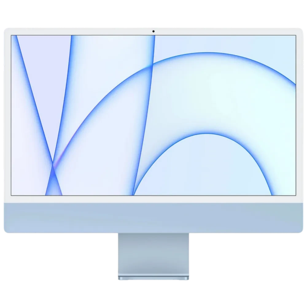 Computer All-in-One Apple iMac A2873, 24", M3 with 8-core CPU and 10-core GPU, 8GB/512GB, macOS Sonoma, Albastru