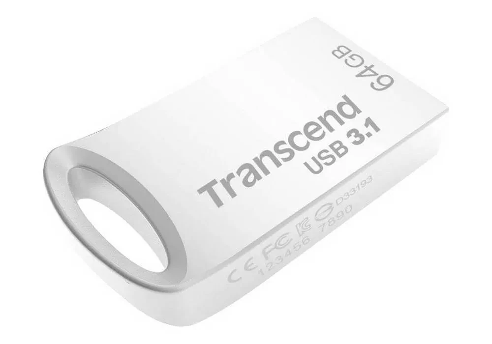 Memorie USB Transcend JetFlash 710, 64GB, Argintiu