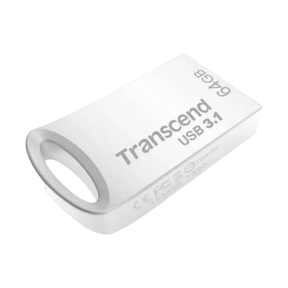 Memorie USB Transcend JetFlash 710, 64GB, Argintiu