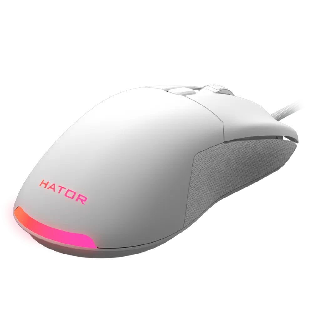 Gaming Mouse HATOR Pulsar 2, Alb