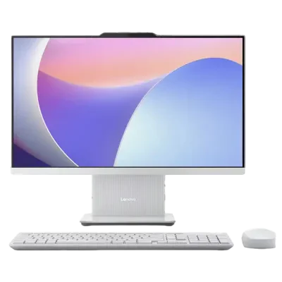 Computer All-in-One Lenovo IdeaCentre AIO 27ARR9, 27", AMD Ryzen 7 8845HS, 16GB/512GB, Fără SO, Cloud Grey