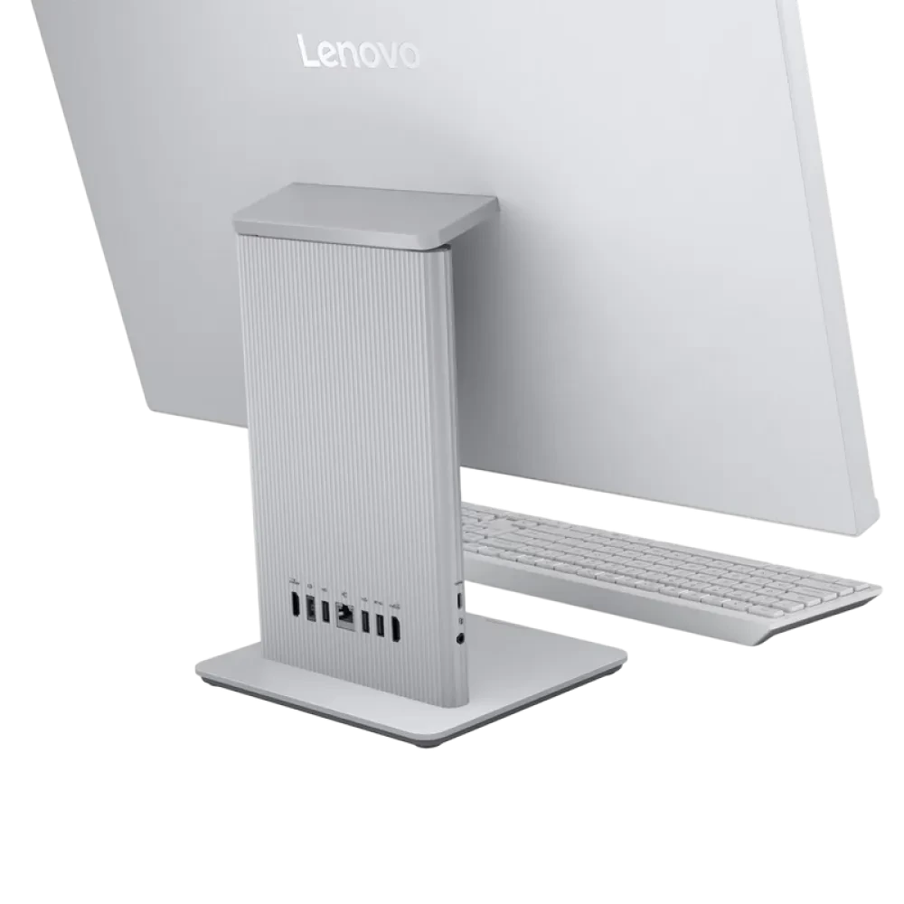 Computer All-in-One Lenovo IdeaCentre AIO 27ARR9, 27", AMD Ryzen 7 8845HS, 16GB/512GB, Fără SO, Cloud Grey