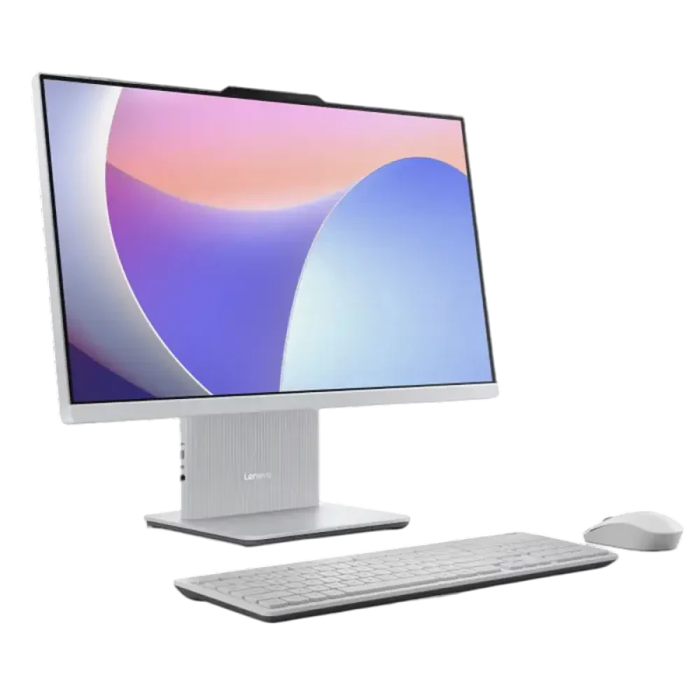 Computer All-in-One Lenovo IdeaCentre AIO 27ARR9, 27", AMD Ryzen 7 8845HS, 16GB/512GB, Fără SO, Cloud Grey