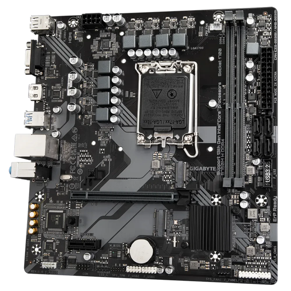 Placă de bază Gigabyte B760M H DDR4, LGA1700, Intel B760, Micro-ATX
