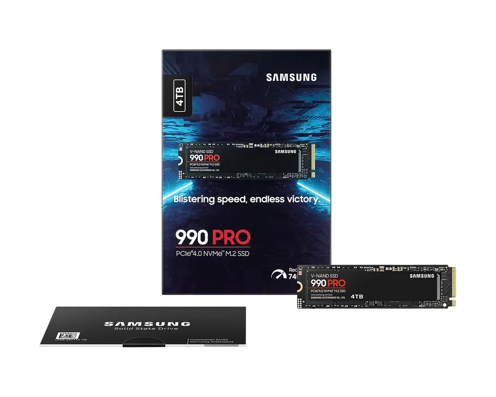 Unitate SSD Samsung 990 PRO, 4000GB, MZ-V9P4T0BW