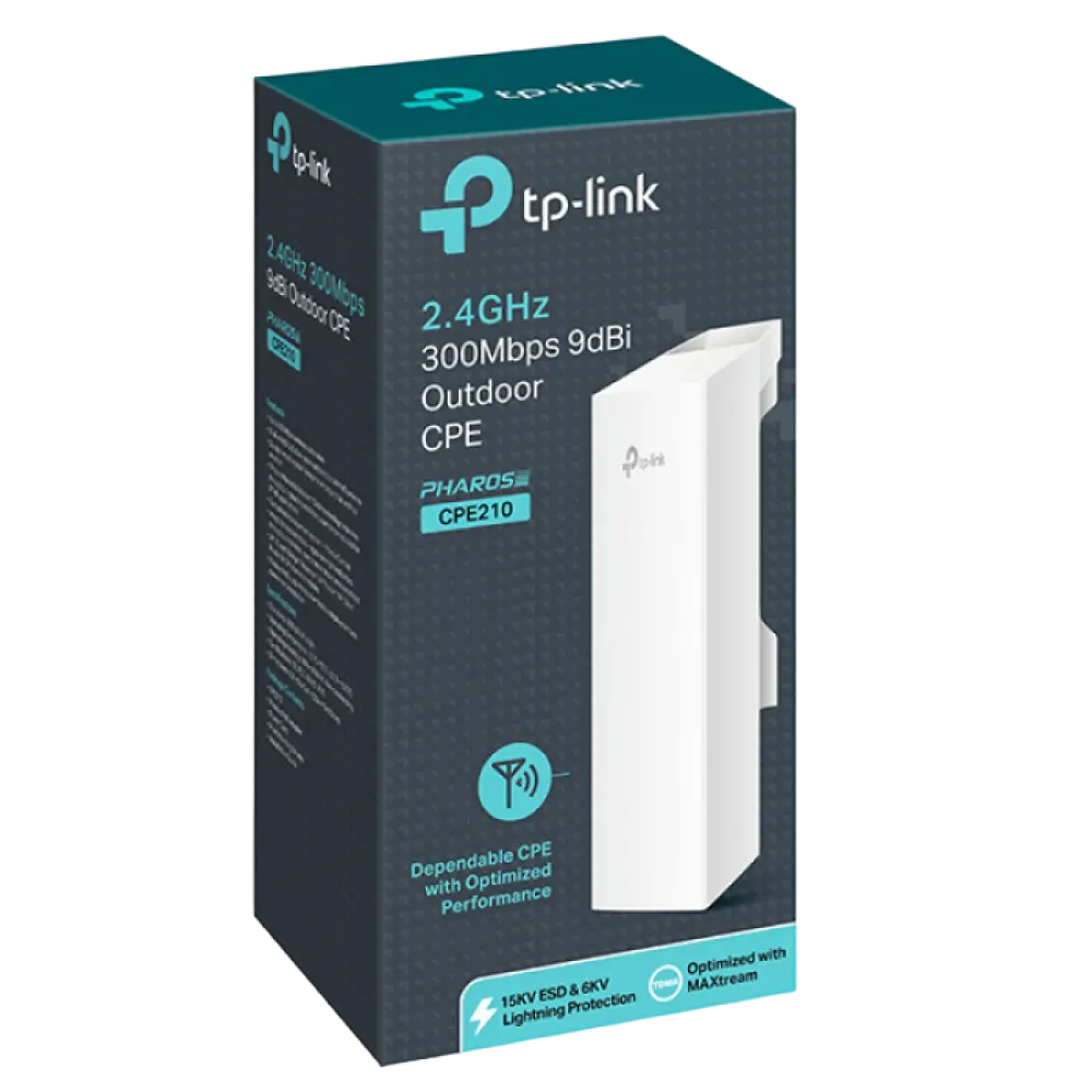Punct de acces exterior TP-LINK CPE210, 300 Mbps, Alb