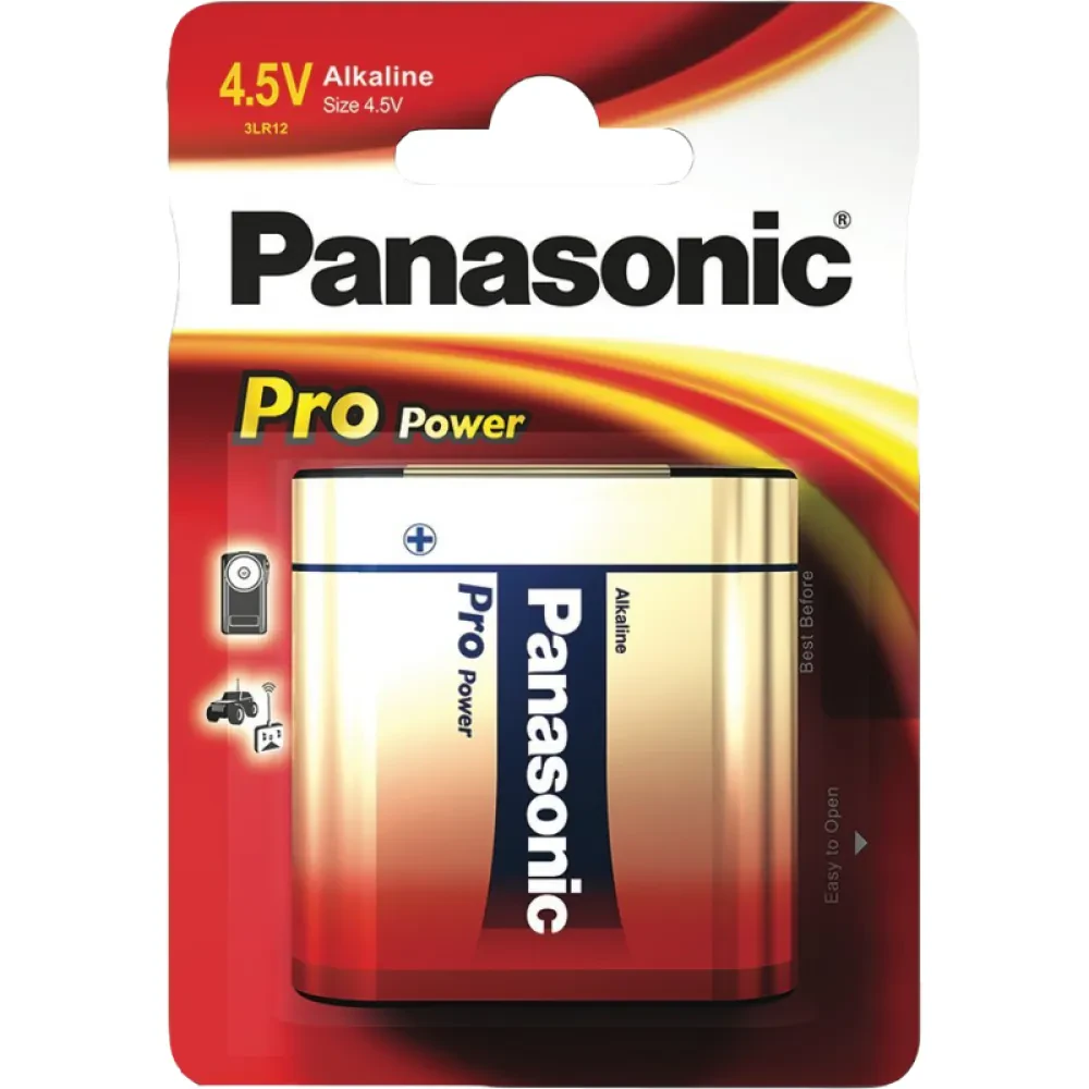 Прямоугольная батарея Panasonic 3LR12XEG, 3LR12, 1шт.